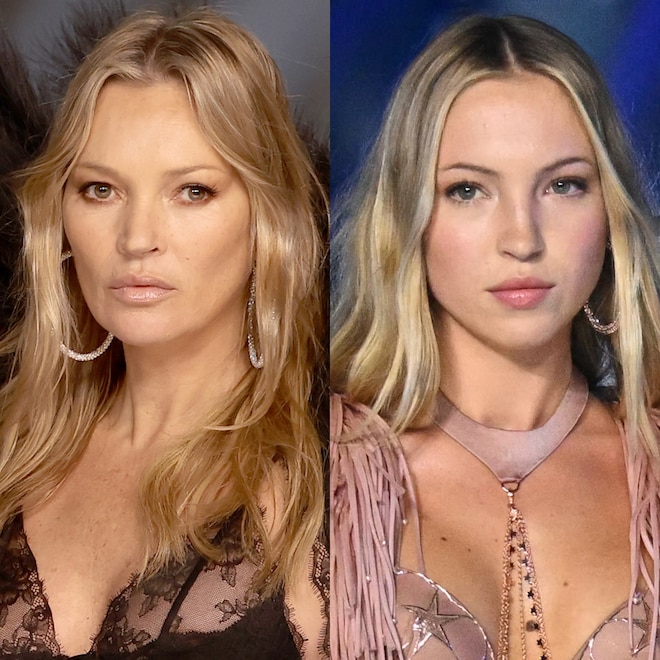 Kate Moss & Daughter Lila Moss Walk In Victoria's Secret Fashion Show